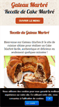 Mobile Screenshot of gateau-marbre.fr